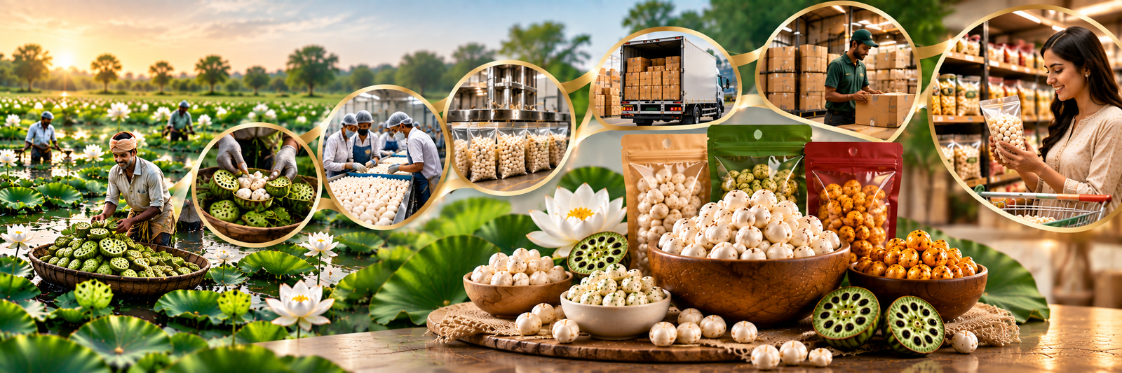 Graded Makhana Collection Maso International